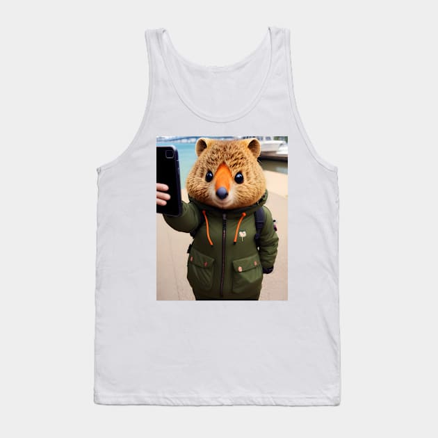 Quokka Selfie 03 Tank Top by Jaymz Weiss Designz